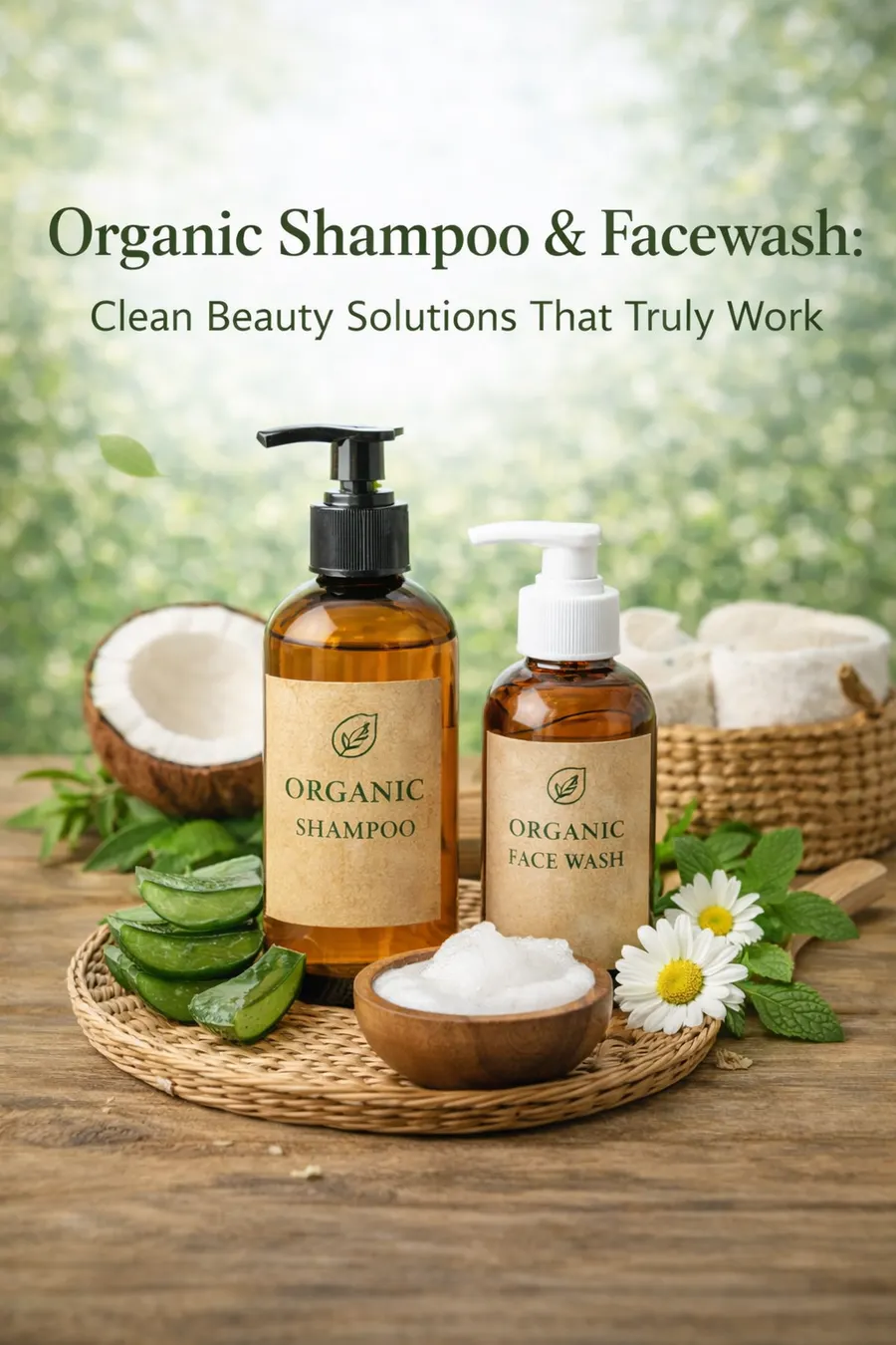 Organic Shampoo & Facewash: Clean Beauty Solutions That Truly Work